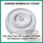 Complete Chrome Bobber Style HiFlow 606 Air Cleaner All Twin Cam Dyna Softail Touring DK Custom High Flow Harley Davidson performance air cleaner 606 intake kit K&N EBS External Breather System TBW Cable Operated