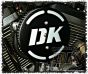 DK in 3-D Flake Complete HiFlow 587 Air Cleaner Sportster Sportster Harley Davidson High Flow Air cleaner DK Custom Nightster Iron 48 Custom Low SuperLow Stage I K&N EFI Carbureted Complete High Performance