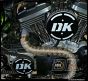 DK in 3-D Flake Complete HiFlow 587 Air Cleaner Sportster Sportster Harley Davidson High Flow Air cleaner DK Custom Nightster Iron 48 Custom Low SuperLow Stage I K&N EFI Carbureted Complete High Performance