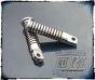 DK Custom Products Retro Style Chrome Foot peg fits Harley-Davidson motorcycles riders peg passenger peg highway peg
