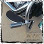 DK Custom Products Retro Style Chrome Foot peg fits Harley-Davidson motorcycles riders peg passenger peg highway peg