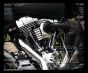 Chrome Cover  Black for Throttle By Wire TBW Servo Motor Harley Davidson DK Custom Outlaw Air Cleaners fit 2008 - up Touring models Dyna Softail Trike Freewheeler Tri Glide The front of the cover is vented, as well as the rear, allowing good airflow acros