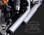 DK Custom V&H Twin Slash Slip-ons for Harley Dyna - Chrome Harley-Davidson Vance & Hines