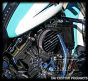 Contrast Cut Finned Complete HiFlow 587 Air Cleaner Harley M8 Harley Davidson DK Custom Outlaw Touring Twin Cam Dyna Softail Trike Freewheeler Sportster Tri Glide Kury Kuryakyn Stage I High Flow SE Heavy Breather Milwaukee Eight