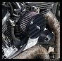 Complete HiFlow 425 Air Cleaner Black Finned for Harley Twin Cam DK Custom Harley Davidson Outlaw Air Cleaner Systems Complete EBS  High Flow M-8 Milwaukee-Eight Softail Twin Cam Sportster Roadster Dyna 72 48 Big Twin Evo Nightster Iron Stage I Ness Big S