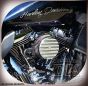 Polished Finned Harley Davidson 606 587 425 aluminum polished chrome Big Sucker Pro-Billet Made in USA contrast cut sano black High Performance air cleaner system Sportster Big Twin Evo DK Custom Outlaw Air Cleaner Interchangeable Face Plate Cover  EBS Ro