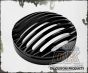DK Custom Black Headlight Grille Grill Bezel Sportster Dyna OS Harley deep cut billet aluminum old skool school  Rough Crafts