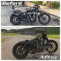 Sano Black Streamliner Bullet Back Turn Signal & Marker Lights DK Custom Products Harley-Davidson  Universal fit for 12 volt motorcycles SEE & BE SEEN