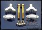 Harley-Davidson Motorcycle Classic Handlebar Clamps DK Custom Finned Design Billet