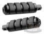 ISO Footpegs Black & Rubber Cushioned Harley-Davidson DK Custom Kuryakyn foot peg grips shift peg highway peg