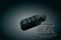 ISO Footpegs Black & Rubber Cushioned Harley-Davidson DK Custom Kuryakyn foot peg grips shift peg highway peg