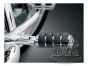 ISO Footpegs Chrome & Rubber Cushioned Harley-Davidson DK Custom Kuryakyn foot peg grips shift peg