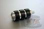 ISO Shift Peg Chrome & Rubber Cushioned HARLEY DAVIDSON DK Custom Kuryakyn foot peg grips