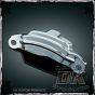 Chrome Cover  Stock Throttle Body Support Bracket Black Harley Davidson DK Custom Outlaw Air Cleaners Touring Twin Cam Dyna Softail Trike Freewheeler Sportster Tri Glide Kury Kuryakyn Stage I High Flow SE Heavy Breather
