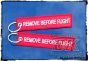 Harley DK Custom Key Tag Chain Ring Remove Before Flight