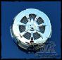 Complete Chrome 7 Spoke HiFlow 606 Air Cleaner All Twin Cam Dyna Softail Touring DK Custom High Flow Harley Davidson performance air cleaner 606 intake kit K&N EBS External Breather System TBW Cable Operated