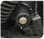 Push-Button LED Ignition Switch Stock or Relocated Position DK Custom Products Harley Davidson FITS SPORTSTERS 1995-2013 BETTER, CLEANER LOOK Black or polished Blue LED light