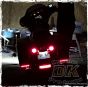 DK Custom Stealth Saddlebag LED Run-Brake-Turn Lights Touring Bagger Universal Fitment Heritage Custom Dynamics SEE & BE SEEN