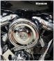 Chrome Bobber HiFlow 587 Air Cleaner Sys. Harley Milwaukee-Eight Harley Davidson DK Custom Outlaw Touring Twin Cam Dyna Softail Trike Freewheeler Sportster Tri Glide Kury Kuryakyn Stage I High Flow SE Heavy Breather