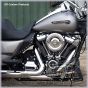 Chrome Bobber HiFlow 587 Air Cleaner Sys. Harley Milwaukee-Eight Harley Davidson DK Custom Outlaw Touring Twin Cam Dyna Softail Trike Freewheeler Sportster Tri Glide Kury Kuryakyn Stage I High Flow SE Heavy Breather