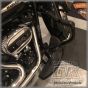 DK Custom Harley Floorboard Extension M8  Softail Heritage Deluxe Reduce felt Heat VTwin Goodies Kuryakyn