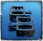 DK Custom Black SGS Promo Deluxe Harley Sportster Dyna Primo Footpegs Foot peg mini floorboard outlaw trap style BMX