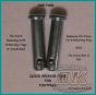  QUICK RELEASE FOOTPEG PINS Make for EZ Changes DK Custom Harley Trap Style Gear Shift Peg Sportster Dyna Softail Trike Freewheeler Heel Rest Brass Knuckles