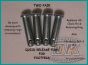 4 QUICK RELEASE FOOTPEG PINS Make for EZ Changes DK Custom Harley Trap Style Gear Shift Peg Sportster Dyna Softail Trike Freewheeler Heel Rest