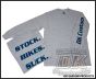 Stock Bikes Suck Long Sleeve T-shirt dry blend DK Custom Products Neon Limited Neon Green and Blue