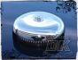 Smooth Chrome Bobber Complete HiFlow 606 Air Cleaner Twin Cam Dyna Softail Touring DK Custom High Flow Harley Davidson performance air cleaner 606 intake kit K&N EBS External Breather System TBW Cable Operated