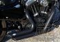 DK Custom V&H Short Shots Staggered full exhaust for Harley Sportster - Chrome Black Shortshots exhaust Vance & Hines