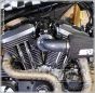 Harley Davidson Stealth External Breather System Sportster & Big Twin Evo DK Custom Outlaw air cleaner EBS Roadster  high flow M-8 milwaukee-eight softail twin cam dyna 72 48 Big twin evo