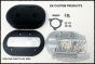 Wrinkle Black Complete HiFlow 828 Air Cleaner - Prepped for the OEM Medallion Dyna Softail Touring Trike