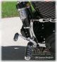 ISO Shift Peg Chrome & Rubber Cushioned HARLEY DAVIDSON DK Custom Kuryakyn foot peg grips