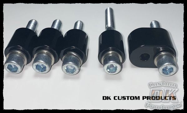 DK Custom Harley Floorboard Extension for Trikes Tri-Glide Touring Bagger Street Glide Freewheeler Reduce felt Heat
