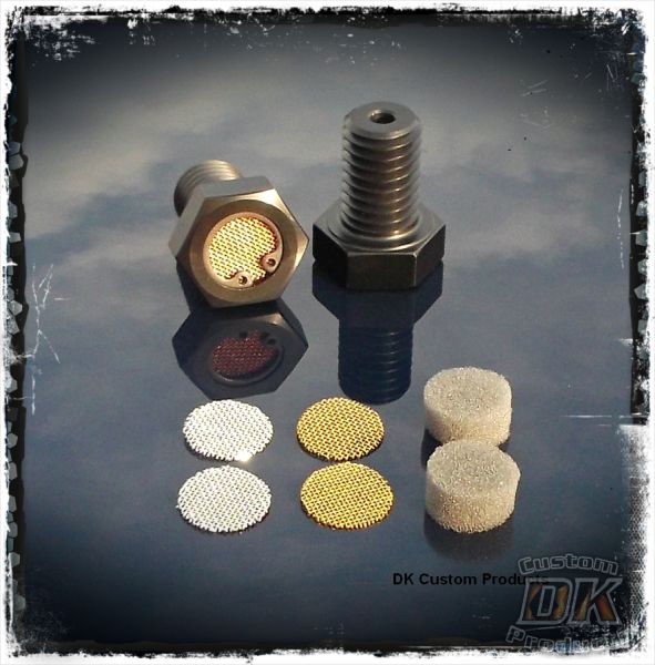 Stage 3 Anodized Black Breather Bolts Harley Sportster Evo