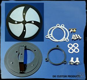 Windstorm 3-D Complete HiFlow 587 Air Cleaner HD Milwaukee-Eight DK Custom Stage I Harley Davidson DK Custom Outlaw Touring Twin Cam Dyna Softail Trike Freewheeler Sportster Tri Glide Kury Kuryakyn Stage I High Flow Milwaukee-Eight SE Heavy Breather