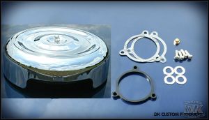 Chrome Bobber HiFlow 587 Air Cleaner Harley Milwaukee-Eight