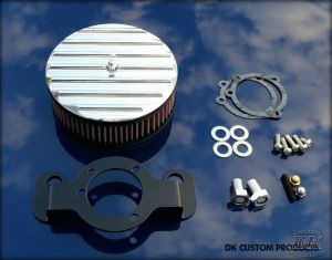 Twin Cam DK Custom Harley Davidson Outlaw Air Cleaner Systems Complete EBS High Flow M-8 Milwaukee-Eight Softail Twin Cam Dyna Touring Trike Freewheeler Big Twin Stage I TBW Throttle By Wire