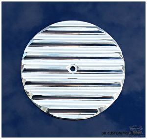 Polished Finned Cover Harley Davidson 606 587 425 aluminum polished chrome Big Sucker Pro-Billet Made in USA contrast cut sano black High Performance air cleaner system Sportster Big Twin Evo DK Custom Outlaw Air Cleaner Interchangeable Face Plate  EBS Ro