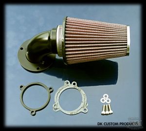 Outlaw HiFlow 636v Air Cleaner System Harley Milwaukee-Eight Complete M8 NewGen 636 TBW Cable throttle Throttle by Wire K&N Stage I Venturi Velocity Effect Clean Air Forward Facing 