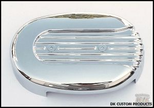 Chrome Speed Fin Cover for DK Custom Outlaw 828 Intake Stage I Air Cleaner
