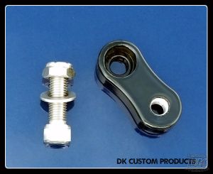 DK Custom Sano Black Shift Peg Adjuster Link for Rock-It-Shift Harley Davidson