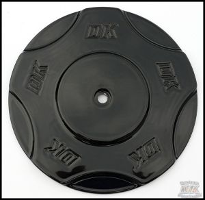 Black DK Billet Aluminum Cover for Outlaw HiFlow 587 Air Cleaner   DK Custom