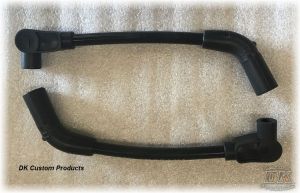 DK Custom 409 PRO RACE Black Spark Plug Wires - "V" Ready to Install Harley High Performance Maximum Fire Power Silicone ECM Coil Relocation Harley Davidson