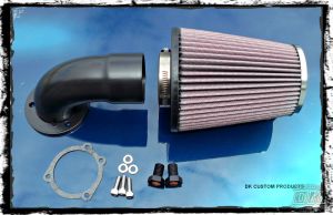 Outlaw HiFlow 636v Air Cleaner Twin Cam - Complete System Softail Dyna Touring Trike Freewheeler NewGen 636 TBW Cable throttle Throttle by Wire K&N Stage I Venturi Velocity Effect Clean Air Forward Facing