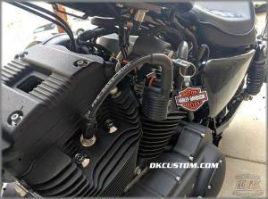 DK Custom 409 PRO RACE Spark Plug Wires - Ready to Install Taylor High Performance Maximum Fire Power Silicone ECM Coil Relocation Harley Davidson