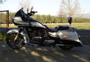 DK Custom 1" Lowering Kit Harley Street Glide Special - CVO RG & SG Harley-Davidson Billet Aluminum Lowering Blocks Made in The USA Powder coat black