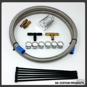 DIY EBS External Breather System 4 Stage Catch Can SE Stage I Big Sucker Ness Harley Twin Cam Milwaukee Eight Sportster