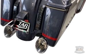 TAB Performance 50 Cal - Slip-On Mufflers - HD Touring - Chrome 1995 - UP